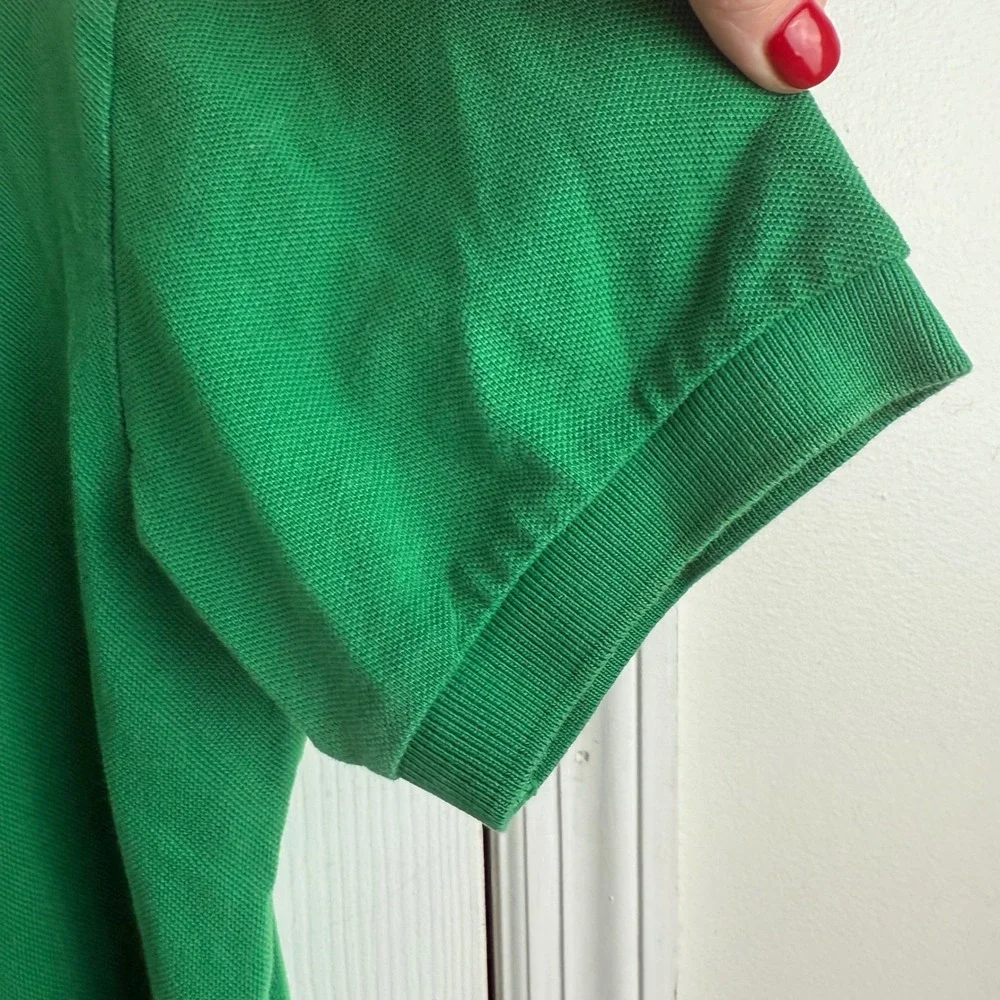 Polo‎ Ralph Lauren Men Green Short Sleeve Classic Polo Shirt Preppy Pony Logo